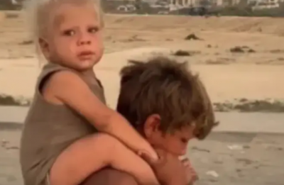 صورتهما خطفت القلوب.. طفلا طريق الرشيد يطلان ثانية