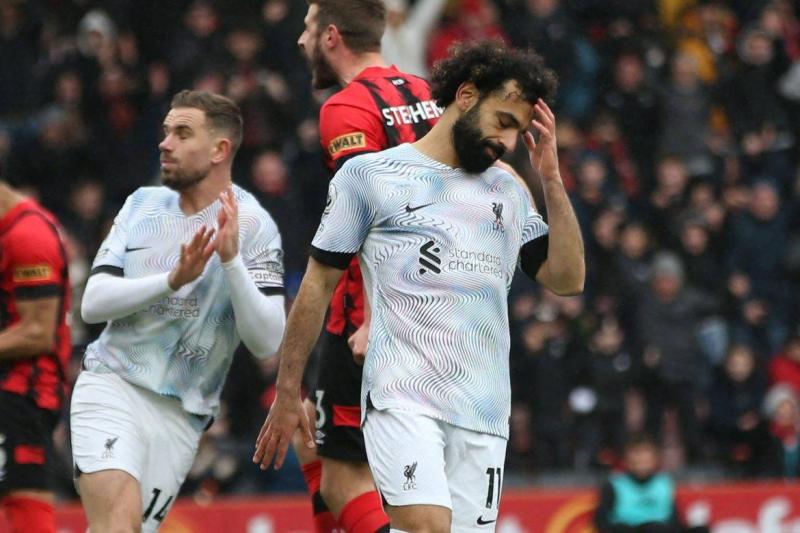 ليفربول يخسر أمام بورنموث في الدوري الإنكليزي