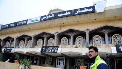 استئناف حركة الملاحة في مطار حلب اعتبارا من صباح الجمعة