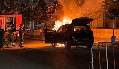 الدفاع المدني: احتراق سيارة قرب "ليبان بوست" النبطية