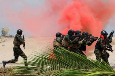 الجيش الأميركي يجري أول مناورات بحرية مع قوات من غرب أفريقيا