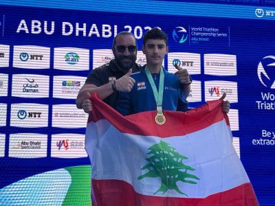 غطّيس ثالث في بطولة العالم للترياتلون