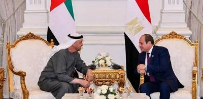 محمد بن زايد يصل الى القاهرة في زيارة أخوية