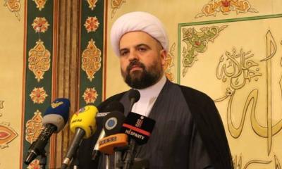 قبلان: الحكومة تتعامل مع الجنوب والبقاع كأنهما غير موجودين على الخريطة