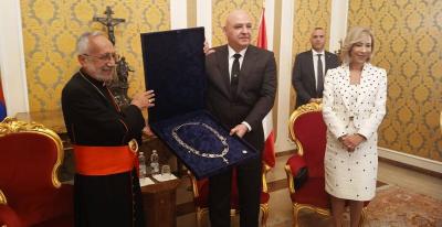 عون: ننتظر زيارة البابا ونطالب رجال الدين بعدم ترك الأجيال بلا تعليم