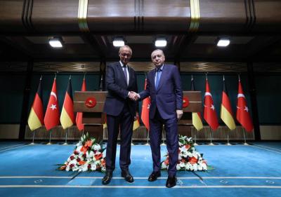 خلاف بين إردوغان وميرتس حول إسرائيل و