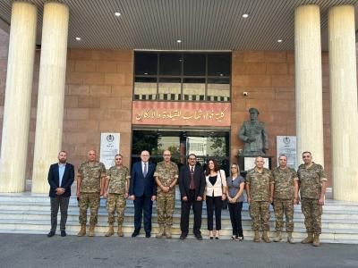 رئيس كلية فؤاد شهاب يستقبل وفد المعهد العربي للتخطيط