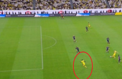 إلغاء هدف للنصر السعودي بسبب وقوع 