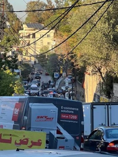 بعد شبعا.. مسيّرة إسرائيلية تستهدف طريق حاروف (فيديو)