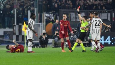 أسرع 10 بطاقات حمراء في تاريخ الدوريات الأوروبية الكبرى