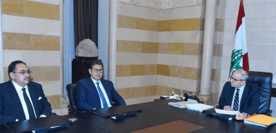 خلال استقبال مدير المخابرات المصرية.. سلام: تثبيت الأمن أولية وطنية