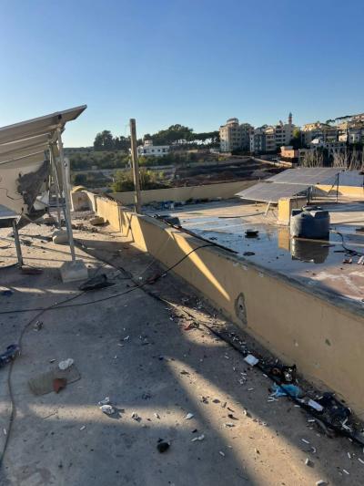 غارة اسرائيلية على المدينة الصناعية في النبطية