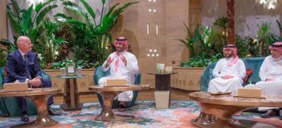 الأمير محمد بن سلمان يستقبل رئيس