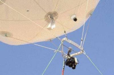 منطاد تجسّسي فوق الخيام