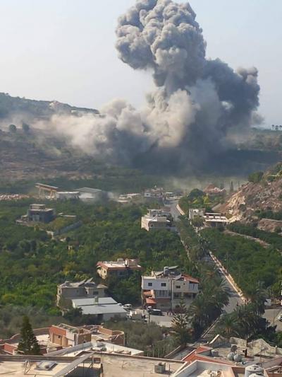 غارة إسرائيلية تستهدف محيط مدينة صور (فيديو)