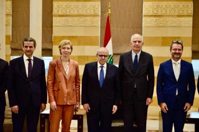 سلام يبحث مع مستشارة ماكرون تثبيت الاستقرار جنوبًا (صور)