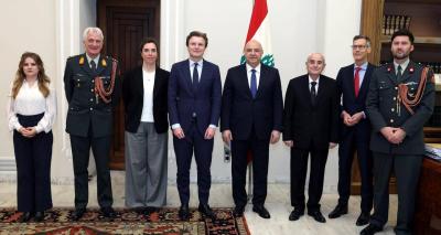 عون لوزير الدفاع الهولندي: استقرار لبنان يصبّ في مصلحة أوروبا