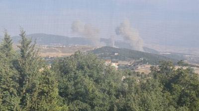 غارات اسرائيلية على سلسلة مرتفعات الريحان