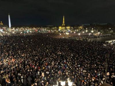 اعتقال 4 بعد تعطيل متظاهرين لحفل موسيقي إسرائيلي في باريس