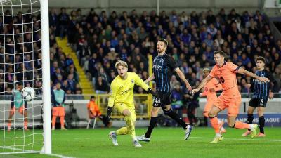 تعادل مثير بين برشلونة وكلوب بروغ