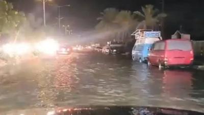 حوادث سير بسبب الأمطار.. والتحكم المروري يناشد السائقين توخي الحذر