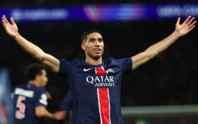 المغربي أشرف حكيمي يتوج بجائزة أفضل لاعب إفريقي