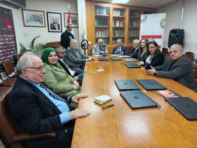 عرض توصيات مؤتمر بيروت الدولي حول حوار الحضارات والاديان في نقابة المحررين