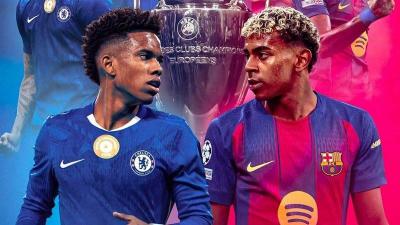 تشيلسي يقسو على برشلونة بثلاثية