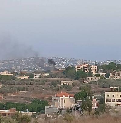 غارة تستهدف سيارة على طريق القنطرة- الطيبة