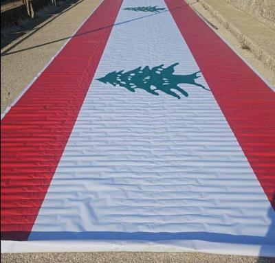 بالصورة- العلم اللبناني يعلو 