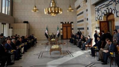 في أول زيارة من نوعها... وفد مجلس الأمن يلتقي الشرع في سوريا