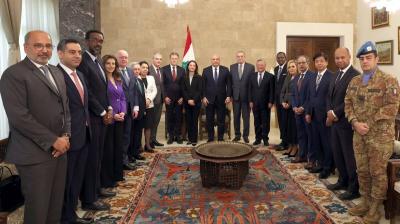 وفد مجلس الأمن في بعبدا.. وهذا ما أكد عليه عون