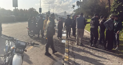 فيديو.. انفجار قرب فندق 