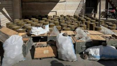 ضبط ألغام مجهّزة بصواعق قبل وصولها إلى لبنان