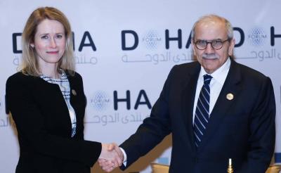 سلام يطلع كالاس على التقدم بتنفيذ حصر السلاح