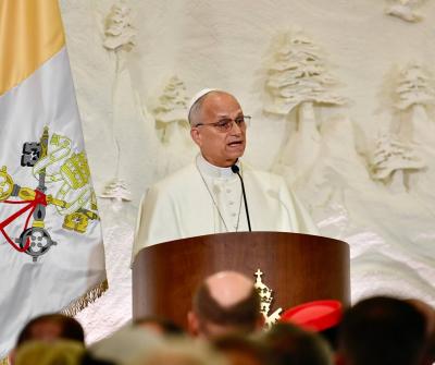 البابا لاوون من بعبدا: أنتم شعب لا يستسلم بل ينتصر!