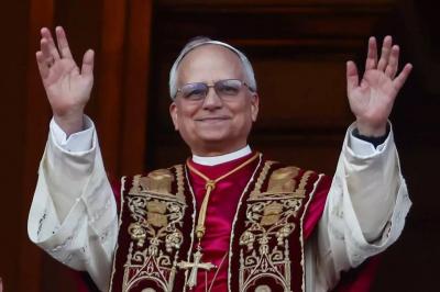 البابا لاوون يلتقي رؤساء الكنائس بكنيسة مار افرام السريانية الأرثوذكسية