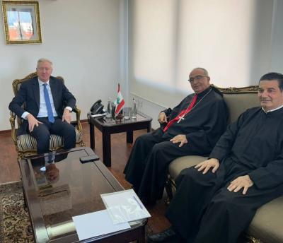 رجّي عرض مع المطران فضّول أوضاع الجاليات اللبنانية في القارة الأفريقية