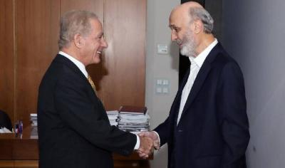 جعجع يعرض مع السفير الأميركي أبرز المستجدات السياسية