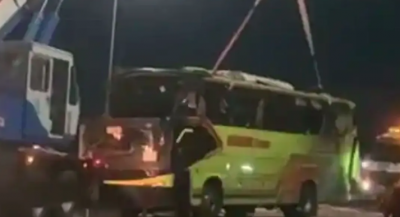 فيديو: مقتل 15 وإصابة 19 في حادث مروري مروع بإندونيسيا