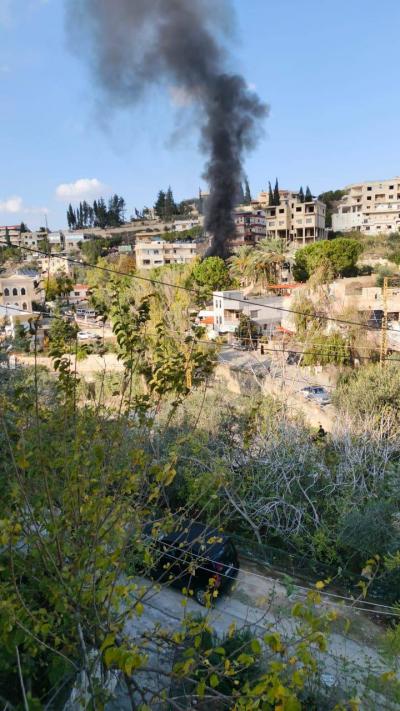 غارة تستهدف سيارة في بلدة جويا