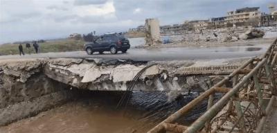 بسبب الأمطار... إغلاق معبر العريضة (فيديو)