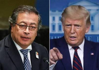 تصعيد غير مسبوق بين ترامب والرئيس الكولومبي