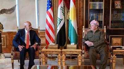 بارزاني وبرّاك يناقشان الوضع في سوريا وأحدث التطورات الميدانية