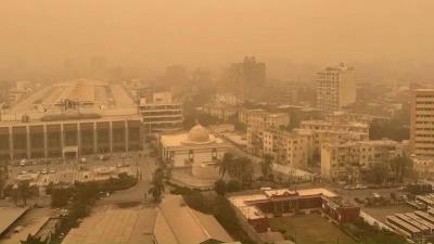 سماء صفراء في القاهرة.. والسلطات 