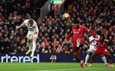 ليفربول يتجاوز بارنسلي برباعية في كأس الاتحاد الإنجليزي