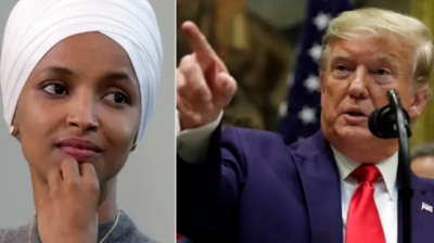 ترامب يطالب بالتحقيق مع النائبة إلهان عمر على خلفية ثروتها المالية