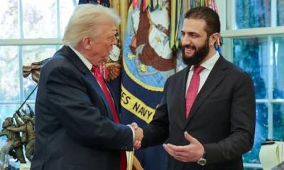 ترامب: محادثة رائعة مع الرئيس السوري أحمد الشرع