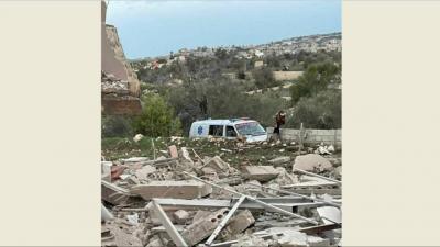 تفجير منزل في عيتا الشعب فجرا