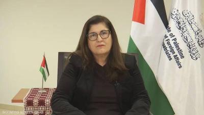 وزيرة خارجية فلسطين: قرارات إسرائيل في الضفة تصعيد خطير